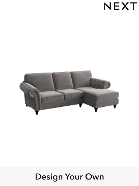 Distressed Velour/French Grey Gosford Highback Ii Deep Sit (H34104) | £2,525