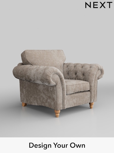 Distressed Velour/Mid Natural Gosford Highback Ii Deep Sit (H34108) | £1,075