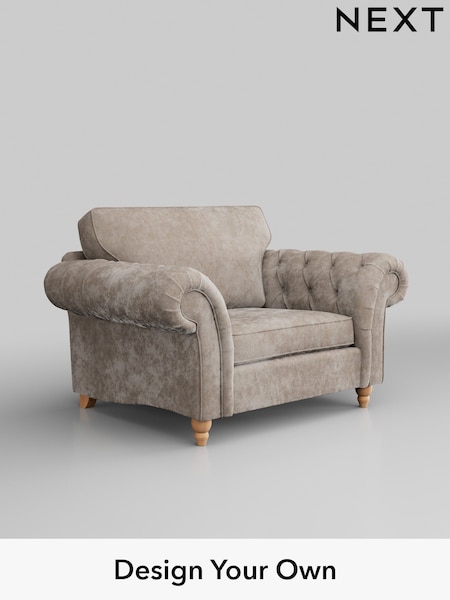 Distressed Velour/Mid Natural Gosford Highback Ii Deep Sit (H34108) | £1,175