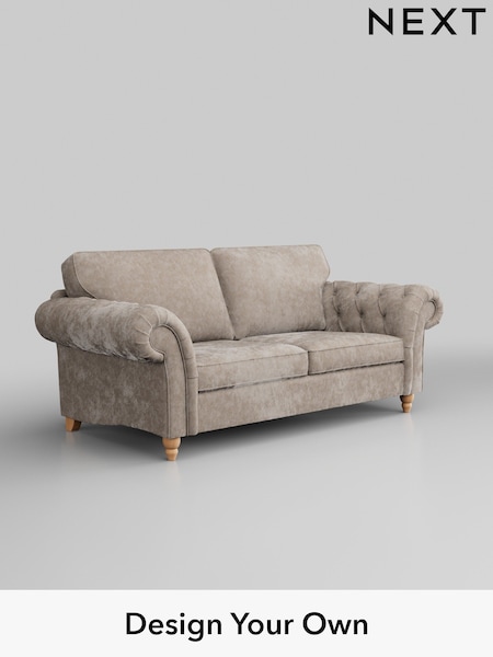 Distressed Velour/Mid Natural Gosford Highback Ii Deep Sit (H34108) | £1,625