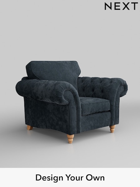 Distressed Velour/Midnight Blue Gosford Highback Ii Deep Sit (H34109) | £1,075