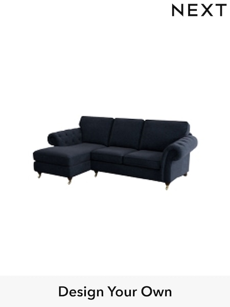 Distressed Velour/Midnight Blue Gosford Highback Ii Deep Sit (H34109) | £2,525