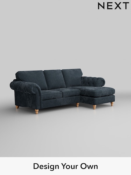Distressed Velour/Midnight Blue Gosford Highback Ii Deep Sit (H34109) | £2,525