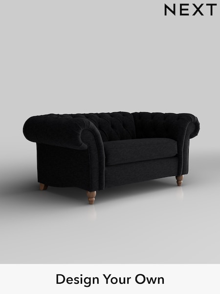 Fine Chenille Easy Clean/Black Gosford Ii Deep Sit (H34110) | £1,375