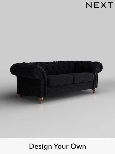 Fine Chenille Easy Clean/Black Gosford Ii Deep Sit (H34110) | £1,525
