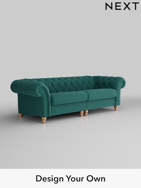 Fine Chenille Easy Clean/Dark Juniper Green Gosford Ii Deep Sit (H34111) | £1,725