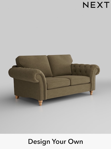 Fine Chenille Easy Clean/Dark Moss Green Gosford Highback Ii Deep Sit (H34112) | £1,525