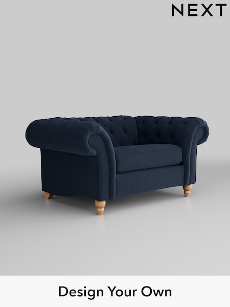Fine Chenille Easy Clean/Dark Navy Blue Gosford Ii Deep Sit (H34113) | £1,175
