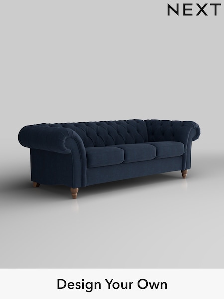 Fine Chenille Easy Clean/Dark Navy Blue Gosford Ii Deep Sit (H34113) | £1,625