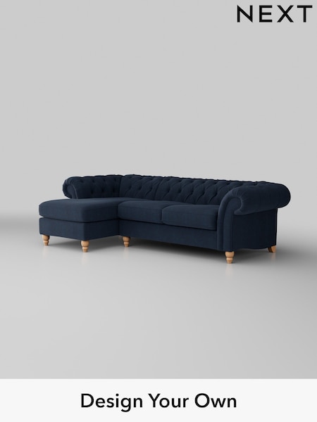 Fine Chenille Easy Clean/Dark Navy Blue Gosford Ii Deep Sit (H34113) | £2,525