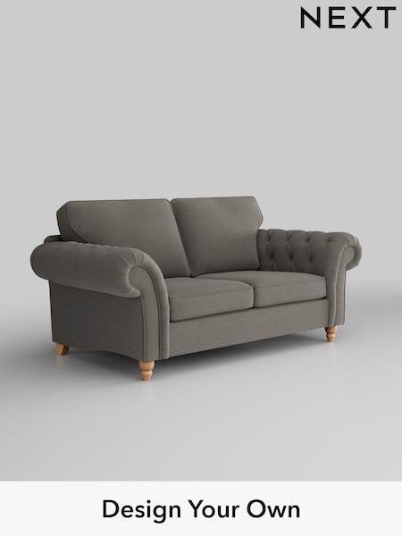 Fine Chenille Easy Clean/Dark Smoke Grey Gosford Highback Ii Deep Sit (H34114) | £1,525