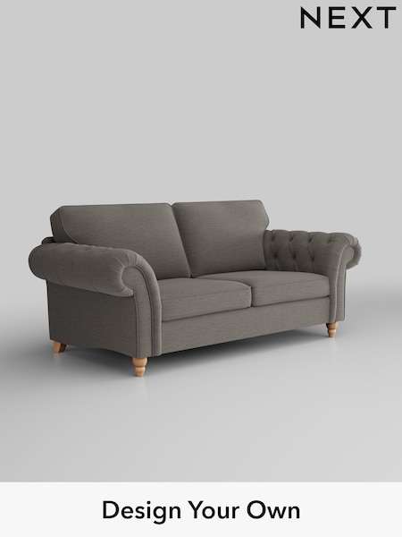 Fine Chenille Easy Clean/Dark Smoke Grey Gosford Highback Ii Deep Sit (H34114) | £1,625