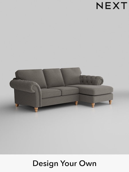 Fine Chenille Easy Clean/Dark Smoke Grey Gosford Highback Ii Deep Sit (H34114) | £2,525