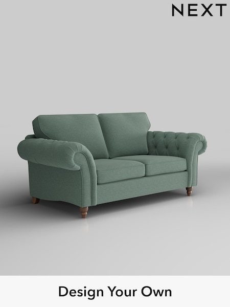 Fine Chenille Easy Clean/Light Forest Green Gosford Highback Ii Deep Sit (H34115) | £1,525