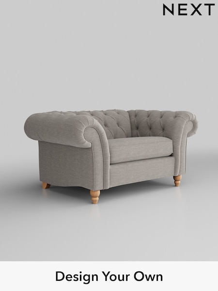 Fine Chenille Easy Clean/Light Steel Grey Gosford Ii Deep Sit (H34116) | £1,175