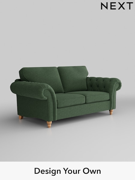Fine Chenille Easy Clean/Mid Khaki Green Gosford Highback Ii Deep Sit (H34118) | £1,525