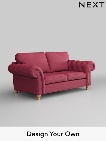 Fine Chenille Easy Clean/Mid Raspberry Pink Gosford Highback Ii Deep Sit (H34120) | £1,525