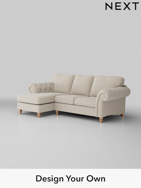 Fine Chenille Easy Clean/Oyster Gosford Highback Ii Deep Sit (H34121) | £2,525