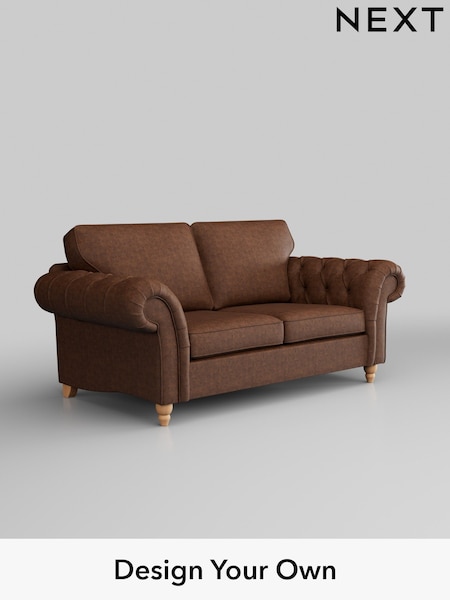 Monza Faux Leather Easy Clean/Chestnut Brown Gosford Highback Ii Deep Sit (H34126) | £1,525