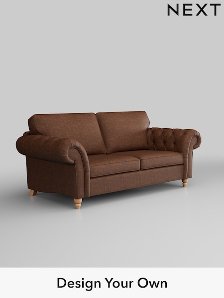 Monza Faux Leather Easy Clean/Chestnut Brown Gosford Highback Ii Deep Sit (H34126) | £1,625