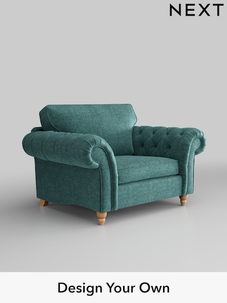 Plush Chenille/Dark Teal Green Gosford Highback Ii Deep Sit (H34130) | £1,175