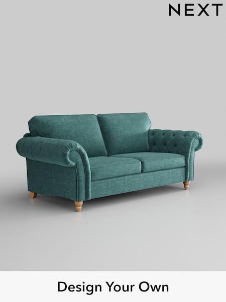 Plush Chenille/Dark Teal Green Gosford Highback Ii Deep Sit (H34130) | £1,625