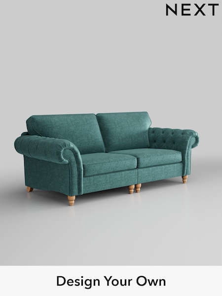 Plush Chenille/Dark Teal Green Gosford Highback Ii Deep Sit (H34130) | £1,725