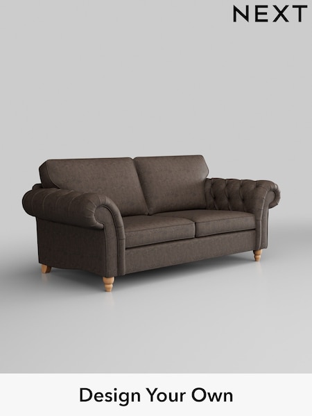 Monza Faux Leather Easy Clean/Peppercorn Brown Gosford Highback Ii Deep Sit (H34131) | £1,625