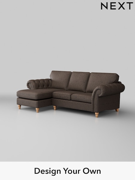 Monza Faux Leather Easy Clean/Peppercorn Brown Gosford Highback Ii Deep Sit (H34131) | £2,525