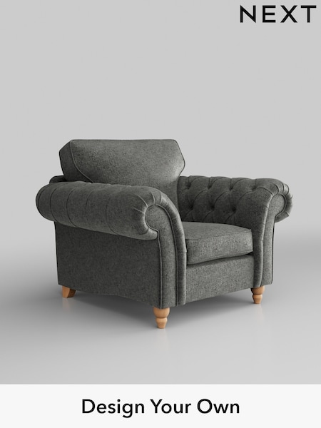 Plush Chenille/Dark Grey Gosford Highback Ii Deep Sit (H34132) | £1,075