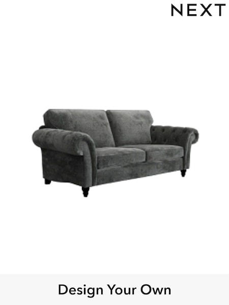 Plush Chenille/Dark Grey Gosford Highback Ii Deep Sit (H34132) | £1,625