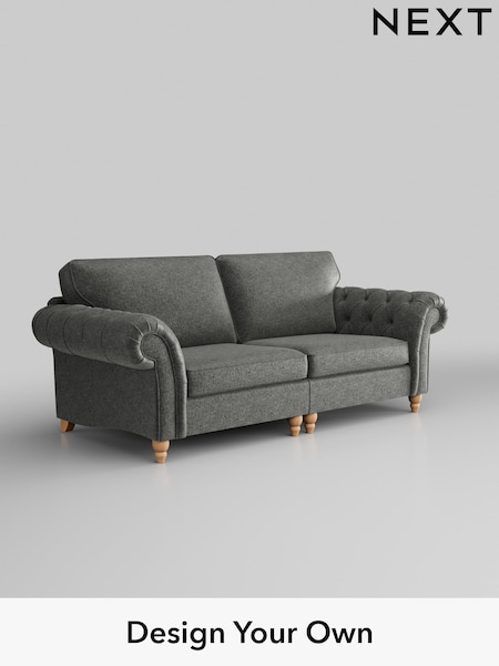 Plush Chenille/Dark Grey Gosford Highback Ii Deep Sit (H34132) | £1,725