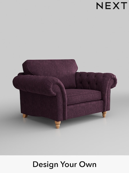 Plush Chenille/Dark Plum Purple Gosford Highback Ii Deep Sit (H34133) | £1,175