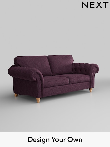 Plush Chenille/Dark Plum Purple Gosford Highback Ii Deep Sit (H34133) | £1,625
