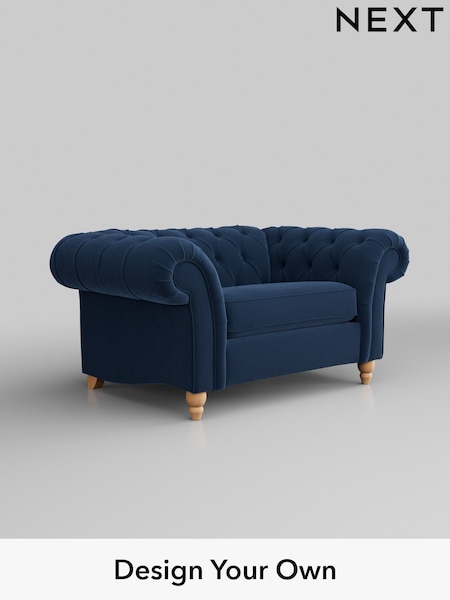 Plush Velvet Easy Clean/Airforce Blue Gosford Ii Deep Sit (H34136) | £1,175