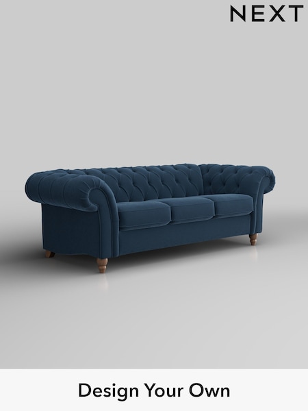 Plush Velvet Easy Clean/Airforce Blue Gosford Ii Deep Sit (H34136) | £1,625