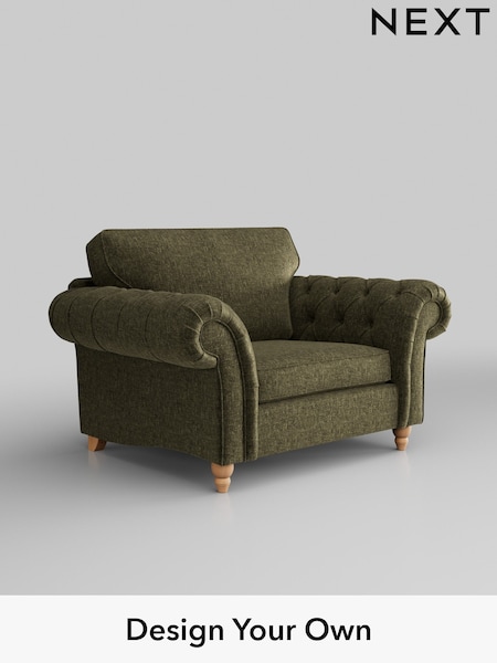 Plush Chenille/Moss Green Gosford Highback Ii Deep Sit (H34138) | £1,175