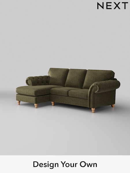 Plush Chenille/Moss Green Gosford Highback Ii Deep Sit (H34138) | £2,525