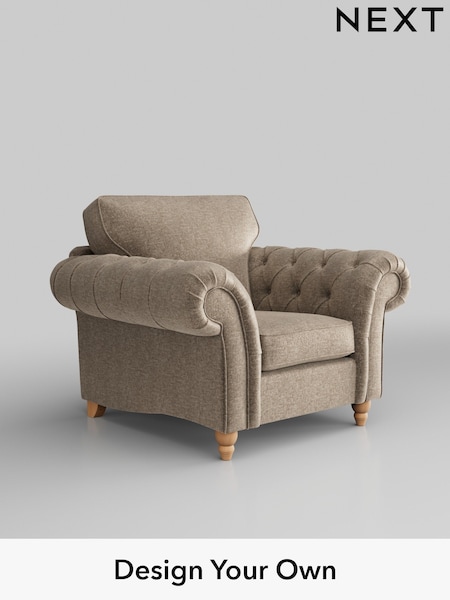 Plush Chenille/Mid Natural Gosford Highback Ii Deep Sit (H34139) | £1,075