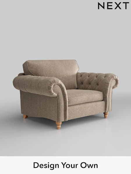 Plush Chenille/Mid Natural Gosford Highback Ii Deep Sit (H34139) | £1,175