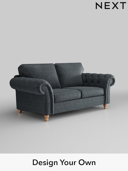 Plush Chenille/Slate Blue Gosford Highback Ii Deep Sit (H34141) | £1,525