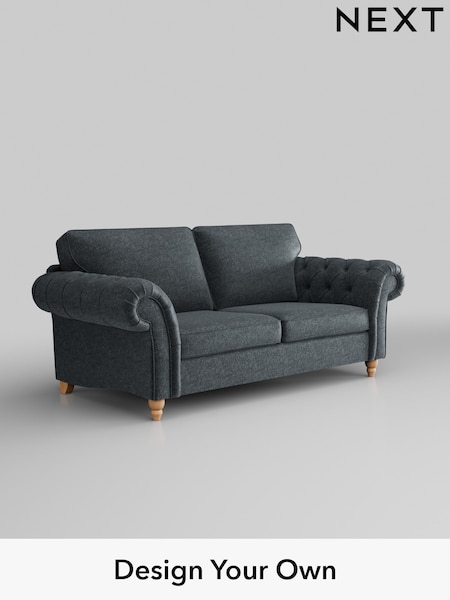 Plush Chenille/Slate Blue Gosford Highback Ii Deep Sit (H34141) | £1,625
