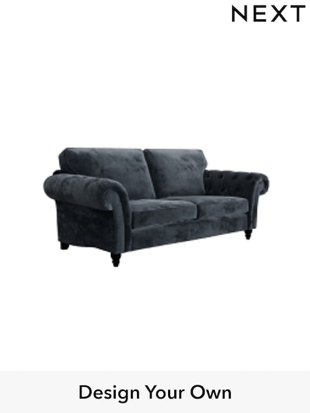 Plush Chenille/Slate Blue Gosford Highback Ii Deep Sit (H34141) | £1,625