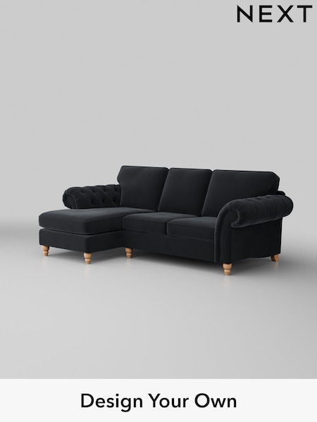 Plush Velvet Easy Clean/Charcoal Grey Gosford Highback Ii Deep Sit (H34143) | £2,525