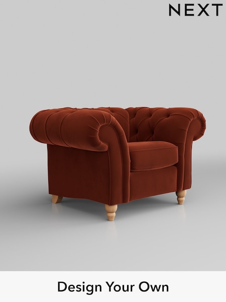 Plush Velvet Easy Clean/Ginger Orange Gosford Ii Deep Sit (H34144) | £1,075