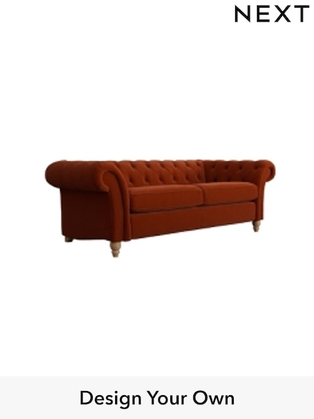 Plush Velvet Easy Clean/Ginger Orange Gosford Ii Deep Sit (H34144) | £1,625