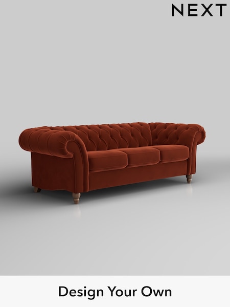 Plush Velvet Easy Clean/Ginger Orange Gosford Ii Deep Sit (H34144) | £1,625