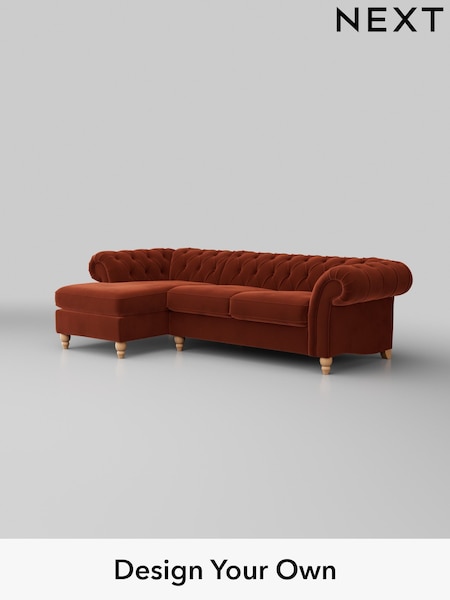 Plush Velvet Easy Clean/Ginger Orange Gosford Ii Deep Sit (H34144) | £2,525