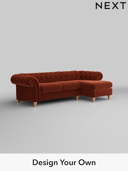 Plush Velvet Easy Clean/Ginger Orange Gosford Ii Deep Sit (H34144) | £2,525