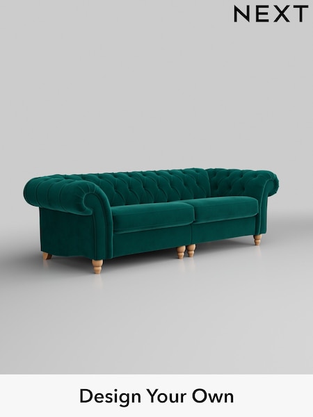 Plush Velvet Easy Clean/Juniper Green Gosford Ii Deep Sit (H34147) | £1,725